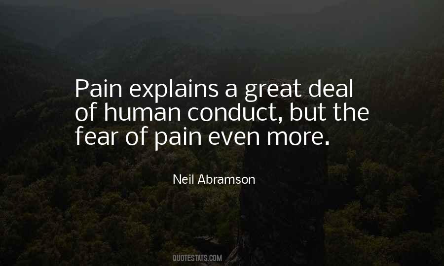 How Do You Deal With Pain Quotes #1869583