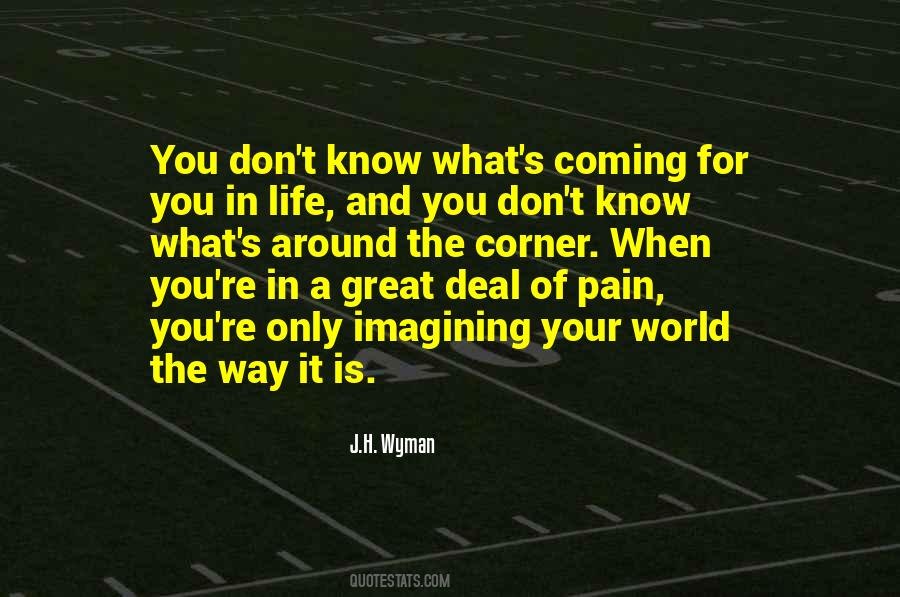 How Do You Deal With Pain Quotes #344034