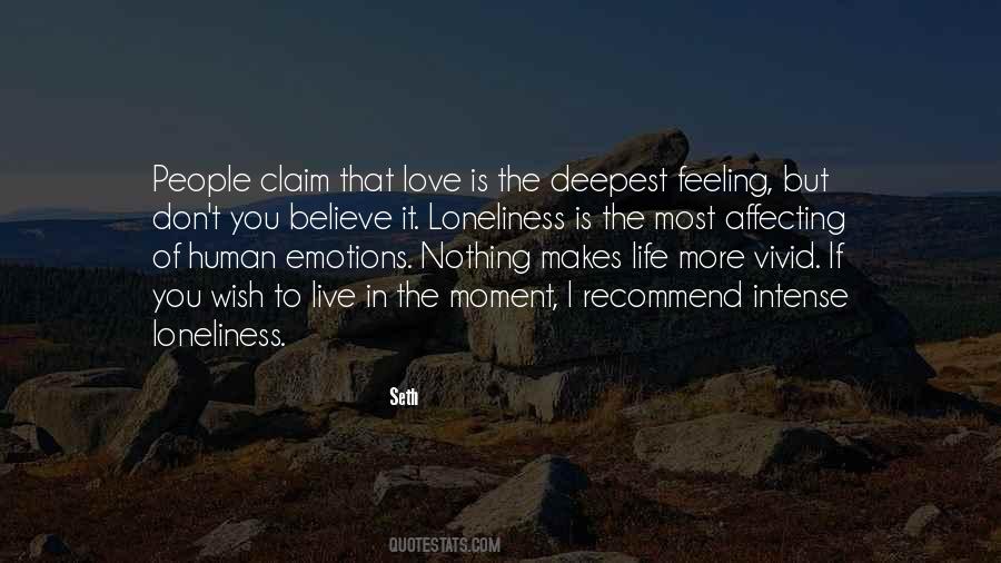 Intense Feeling Quotes #1221514