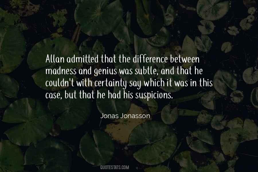 Quotes About Jonasson #1320416