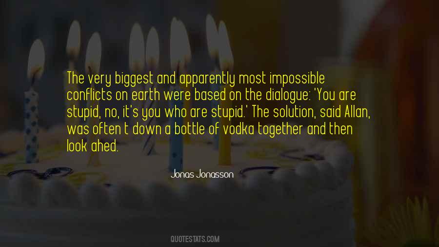 Quotes About Jonasson #558121