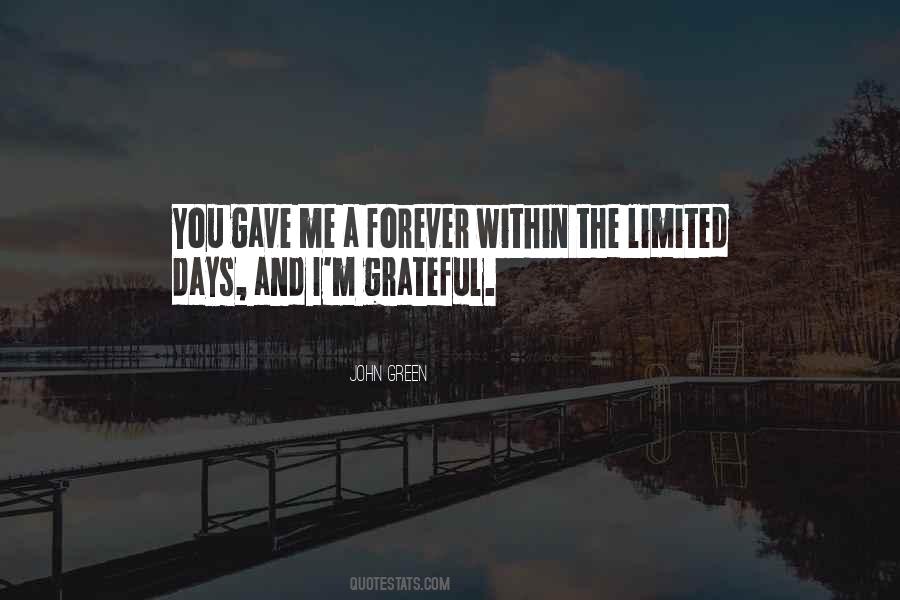 I Am Forever Grateful Quotes #535142