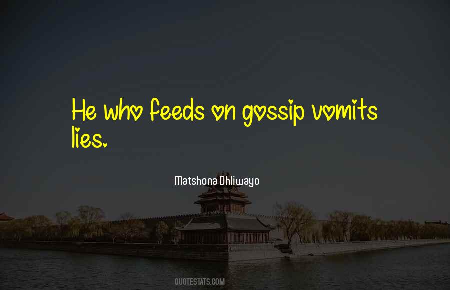 Gossip Lies Quotes #1204959