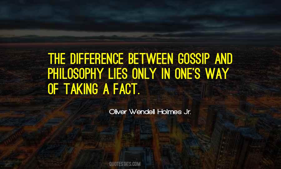 Gossip Lies Quotes #654553
