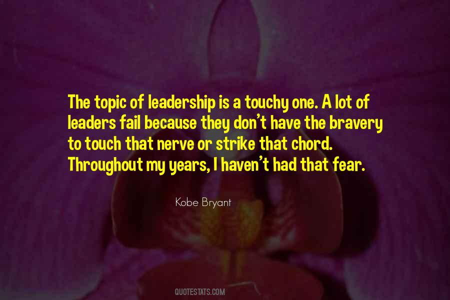 Kobe Bryant Fear Quotes #1282828