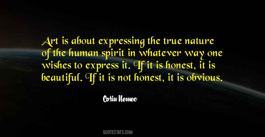 Honest Spirit Quotes #1775401