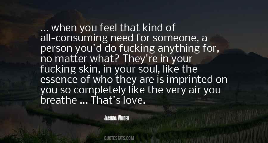 Love Is Like Air Quotes #773985