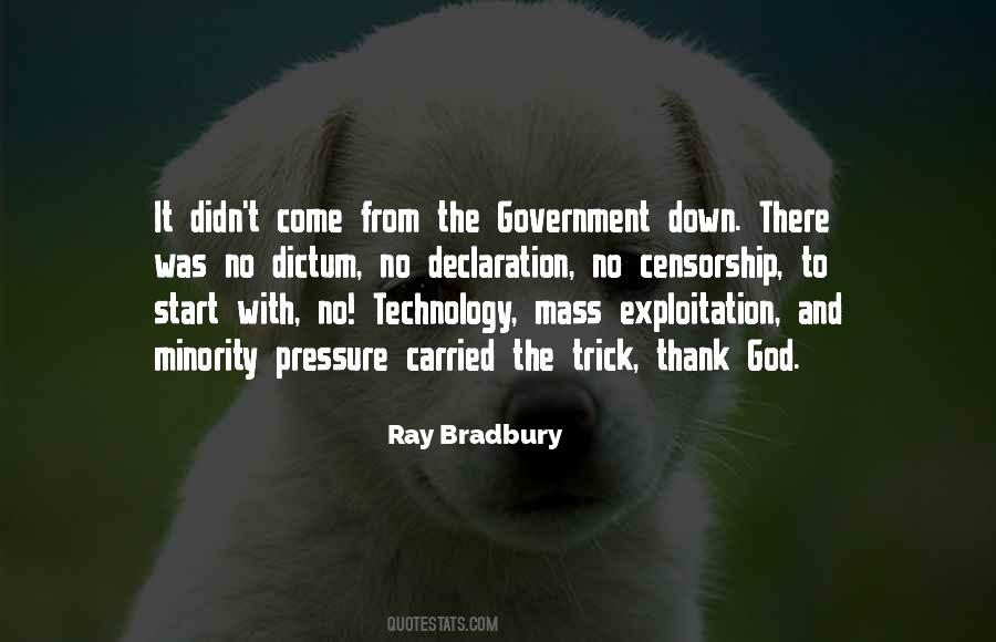 Fahrenheit 451 Government Quotes #17830 Fahrenheit 451 Government Quotes #17830