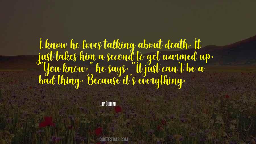 Death Warmed Over Quotes #951188