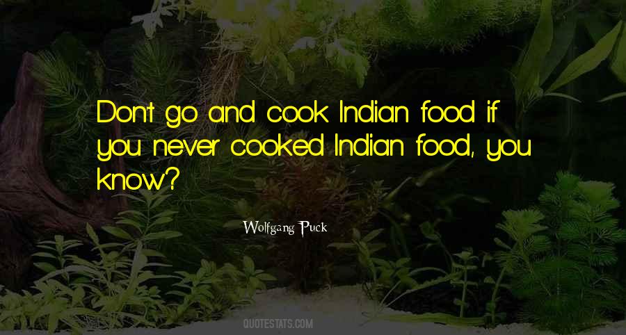 Cooked Food Quotes #1524434