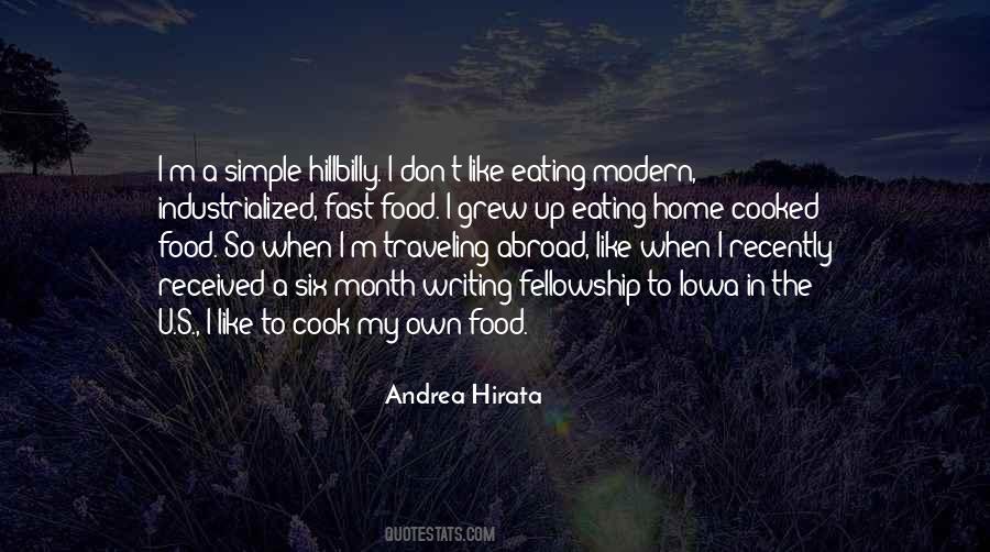 Cooked Food Quotes #1547775