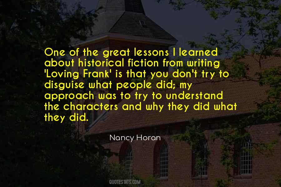 Historical Fiction Writing Quotes #1624961