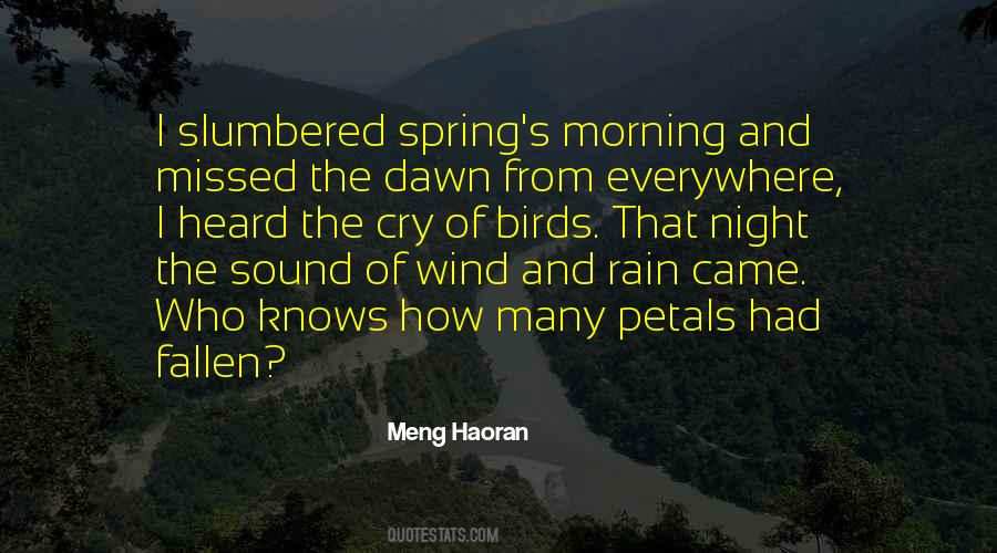 The Sound Of Rain Quotes #1462813