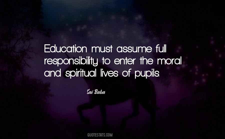 Spiritual Responsibility Quotes #1867497