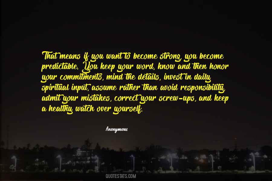 Spiritual Responsibility Quotes #781936