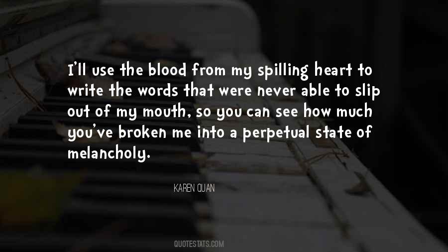 Quotes About The Pain Of A Broken Heart #858697