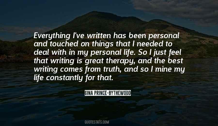 I Feel So Touched Quotes #1077197