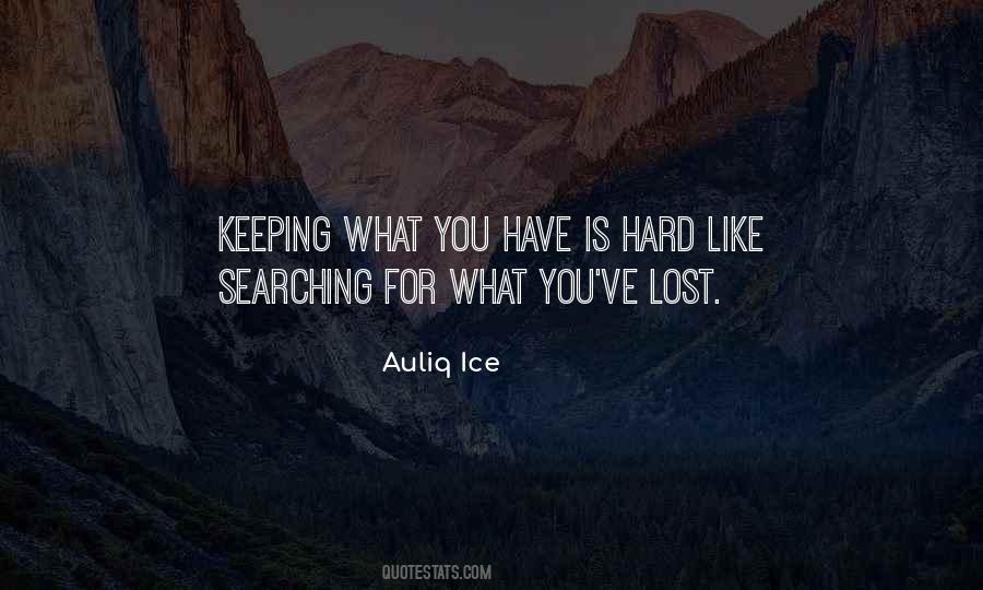 Hard As Ice Quotes #193147
