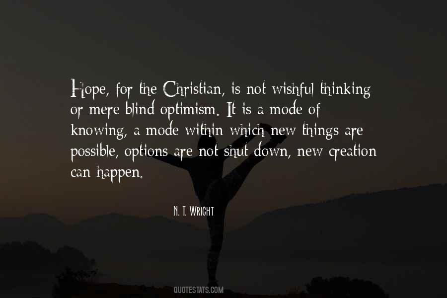 Christian Optimism Quotes #1717858