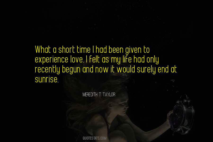 First Sunrise Quotes #1328244