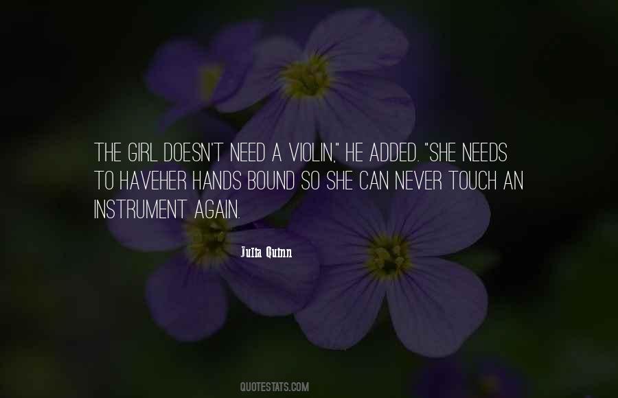 Violin Girl Quotes #384812