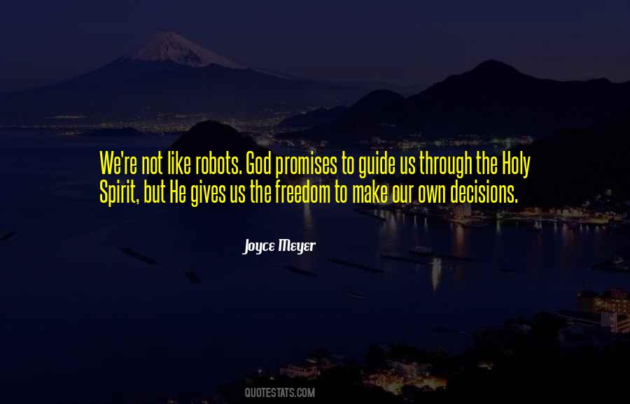 Decisions God Quotes #187391