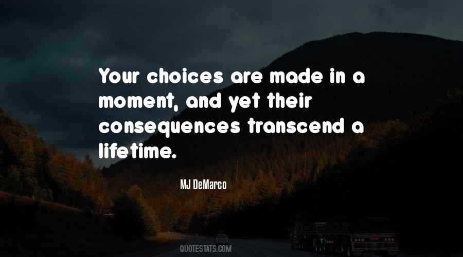 Decisions Inspirational Quotes #270088