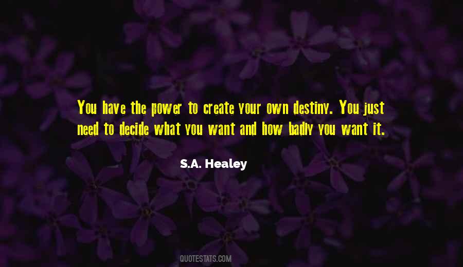 Own Your Destiny Quotes #183204