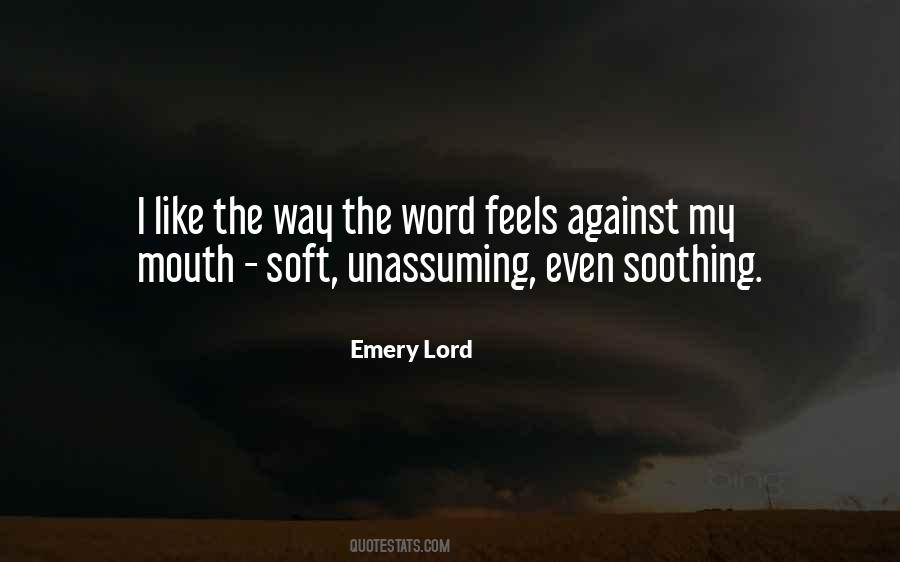 Quotes About The Unassuming #1516369