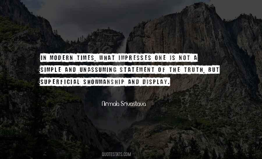 Quotes About The Unassuming #419507