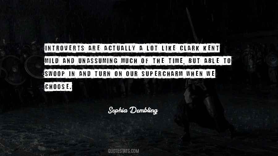Quotes About The Unassuming #535897