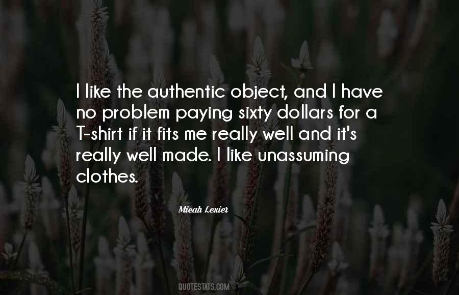 Quotes About The Unassuming #872263