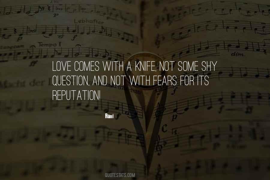 Knife Love Quotes #835386