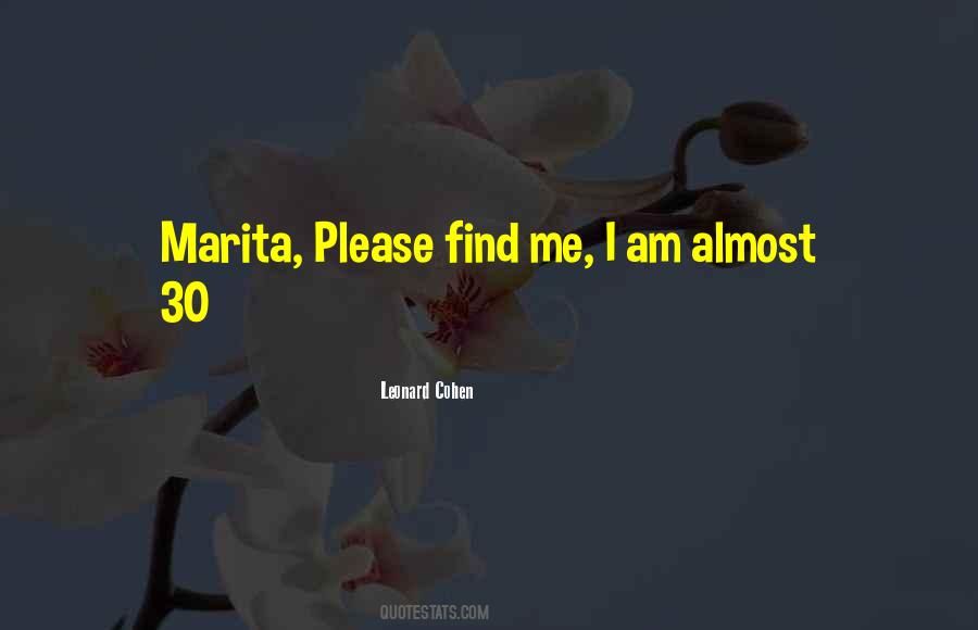 Please Find Me Quotes #1305606