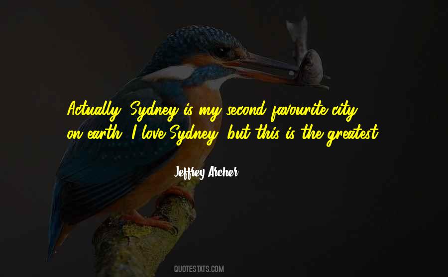 I Love My City Quotes #552160
