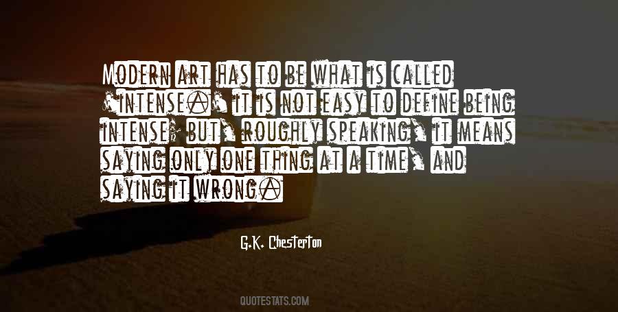 One Wrong Thing Quotes #479075