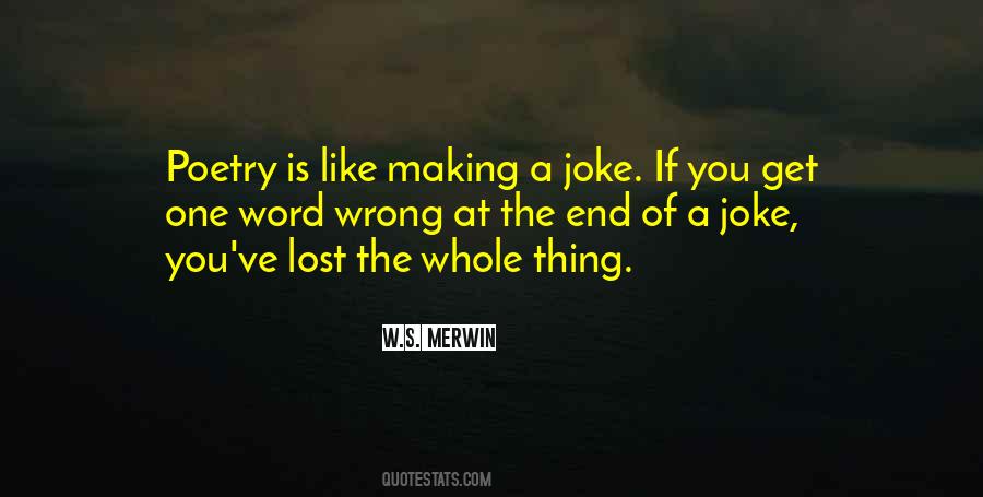 One Wrong Thing Quotes #572762