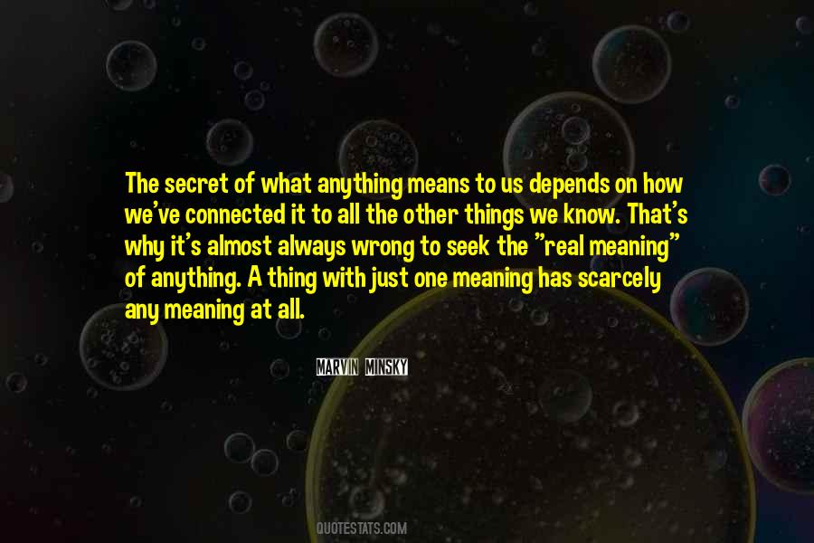 One Wrong Thing Quotes #855532