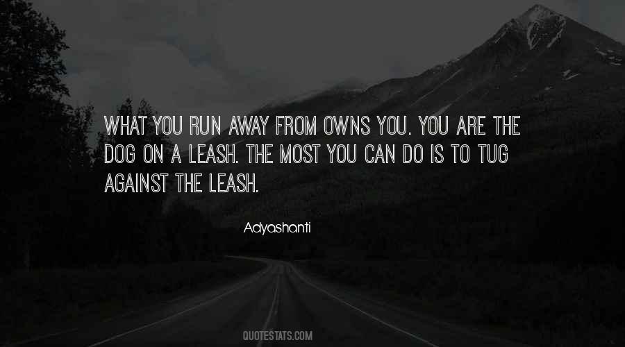 Run Away From You Quotes #1108048