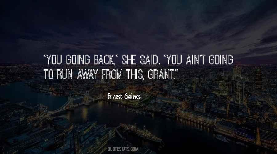 Run Away From You Quotes #961278