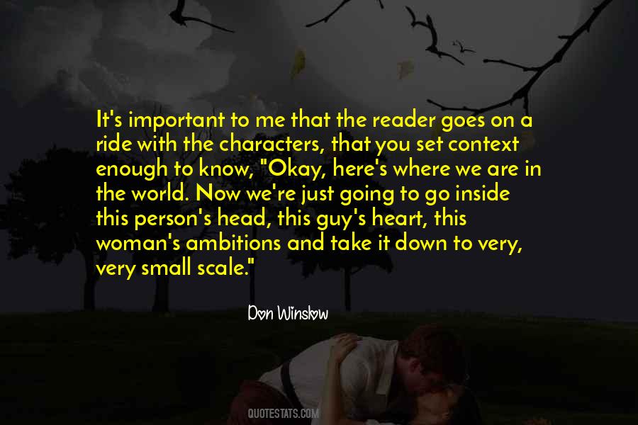 We Are Small In This World Quotes #1833767