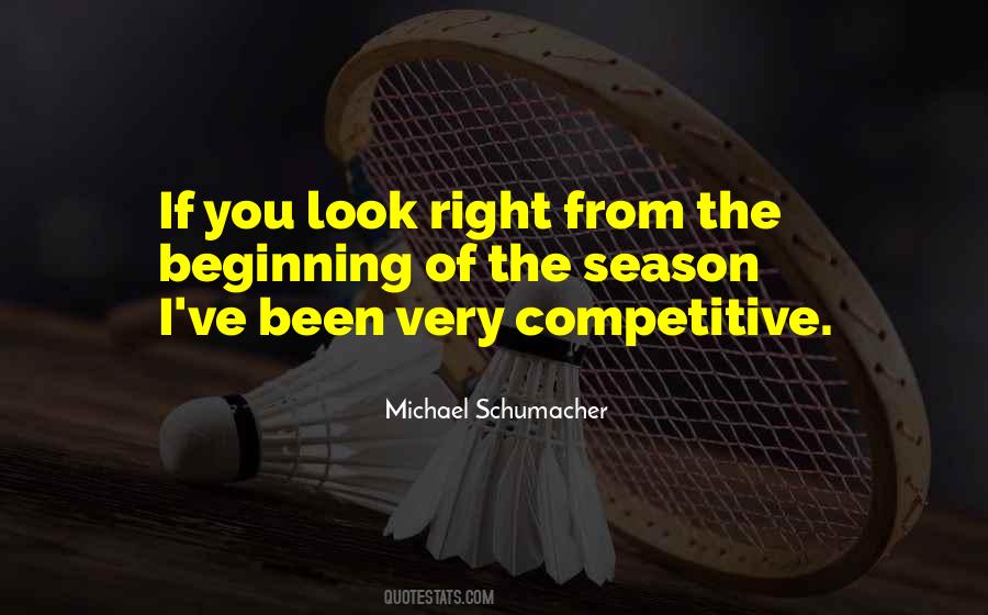 Beginning Of Season Quotes #586216