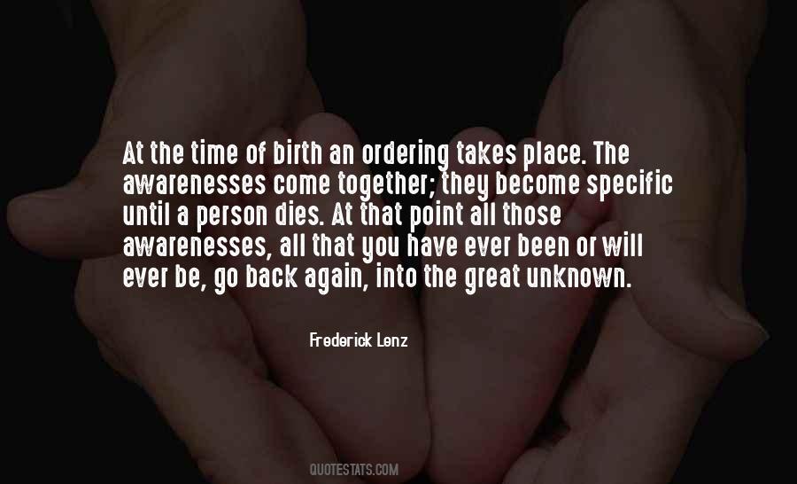 Go Into The Unknown Quotes #529126