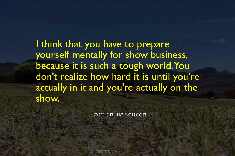 Tough Business Quotes #791035