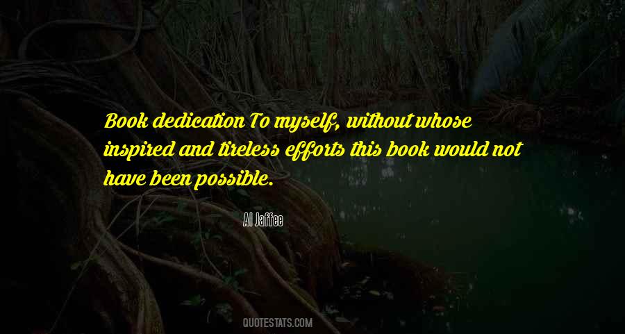 Dedication Of A Book Quotes #158232