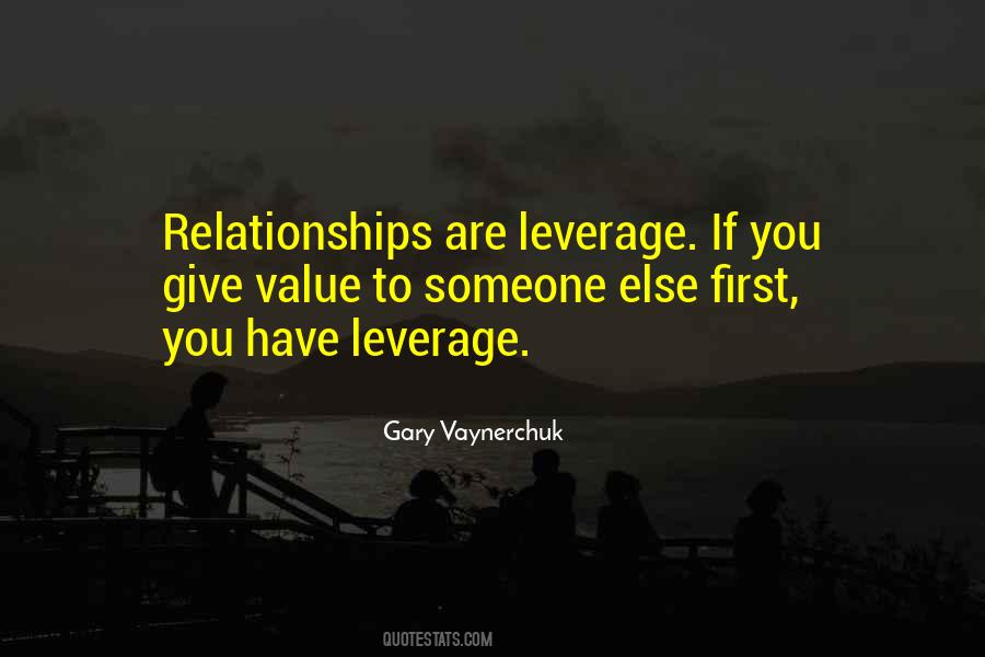 Quotes About Value Relationships #656890