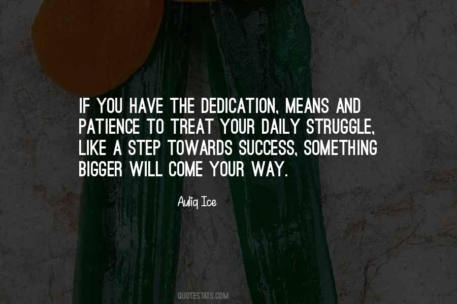 Dedication To Work Quotes #812213