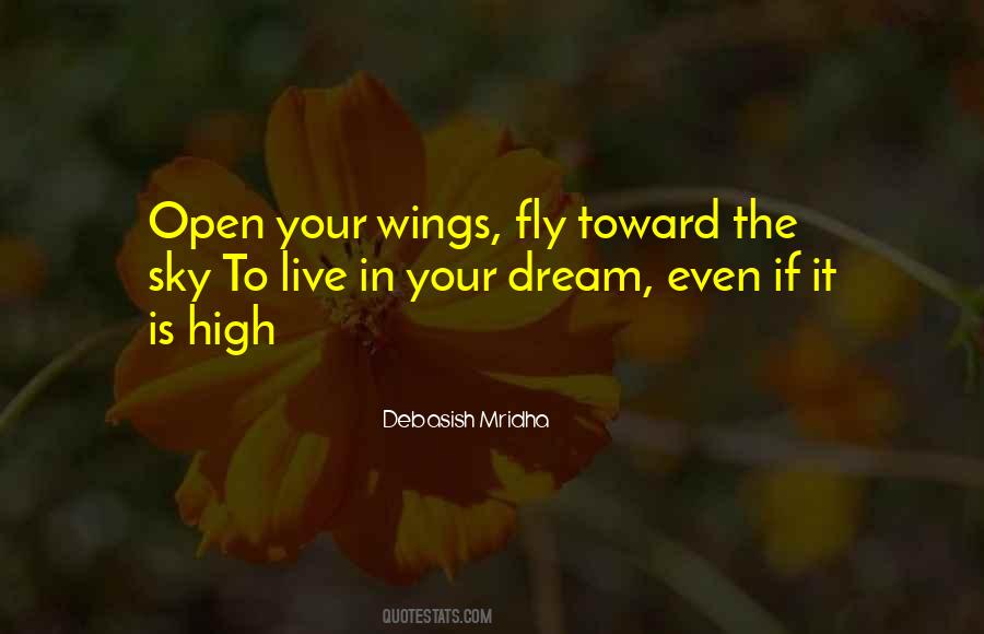 Fly High In The Sky Quotes #737456