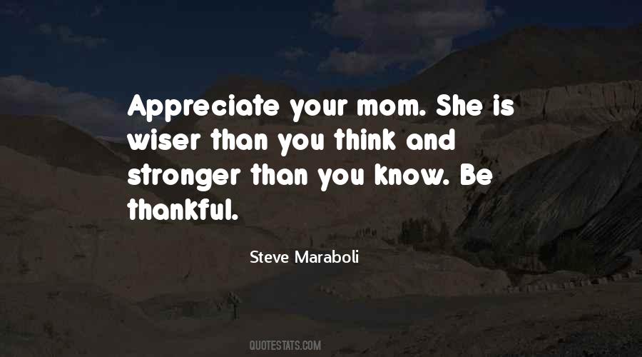 Thankful For Your Mother Quotes #54795