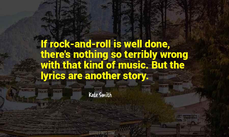 Best Rock And Roll Lyrics Quotes #1110684